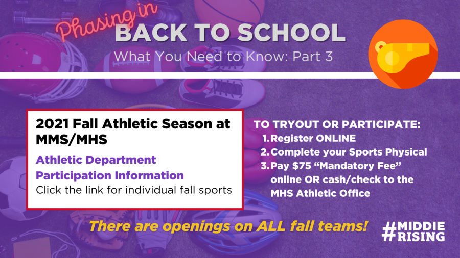 Fall sports information